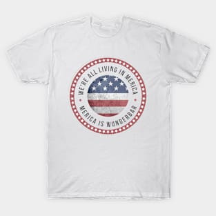 Patriot 4th of July | Merica Is Wunderbar T-Shirt
